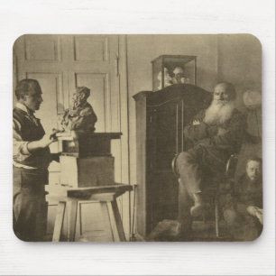 Mousepad Léon Tolstói e o príncipe Paolo do escultor