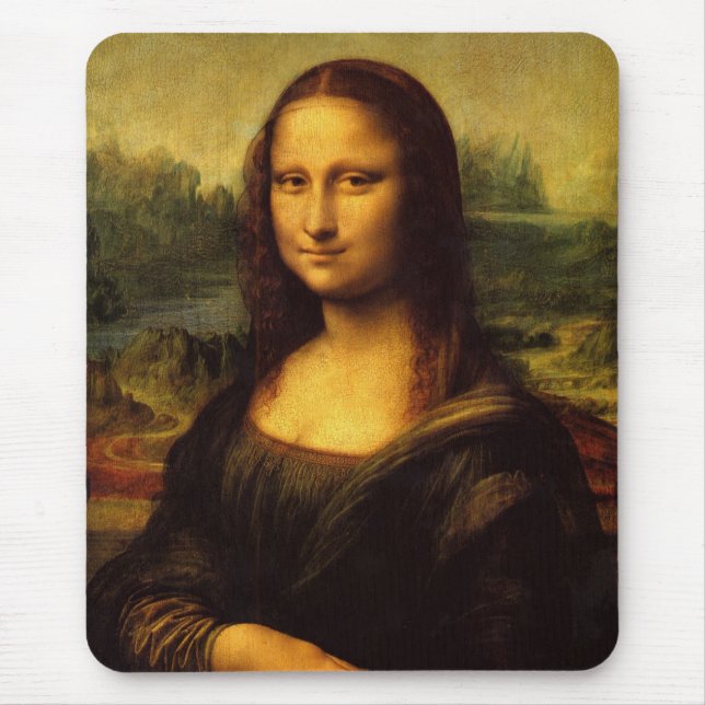 Mousepad Leonardo da Vinci, Mona Lisa (Frente)