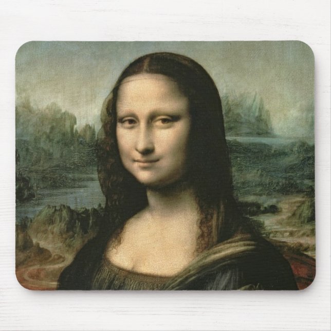 Mousepad Leonardo Vinci | Mona Lisa, c.1503-6 (Frente)