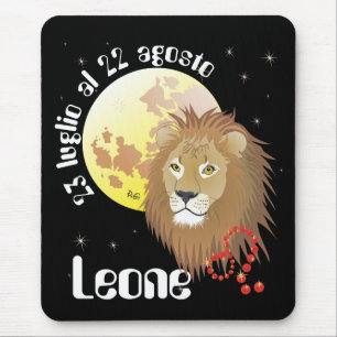 Mousepad Leone 23 al 22 Tappetini por mouse luglio agosto