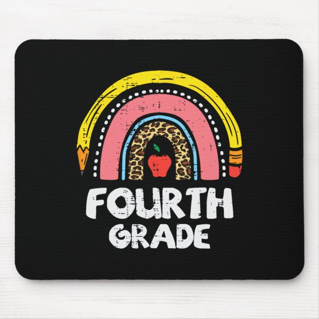 Mousepad Leopard Arco-íris Quarta Série 4º Primeiro Dia Esc (Frente)