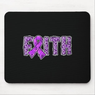 Mousepad Leopard Imprima FAIXA Roxa FÉ da Fé da Droga Aw