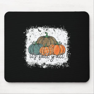Mousepad Leopard Pumpkin Outono Sua Queda Yall Ação de Graç