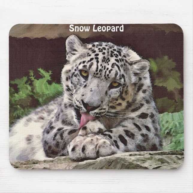 Mousepad LEOPARD SNOW (Frente)