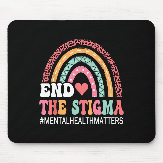 Mousepad Leopardo Acaba Com O Estigma Problemas De Saúde Me (Frente)