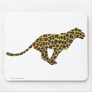 Mousepad Leopardo Brown e Siloette amarelo