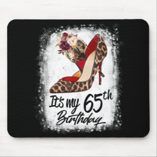 Mousepad Leopardo de salto alto de 65 anos é meu 65