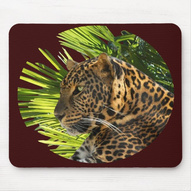 MOUSEPAD LEOPARDO E PALMAS (Frente)