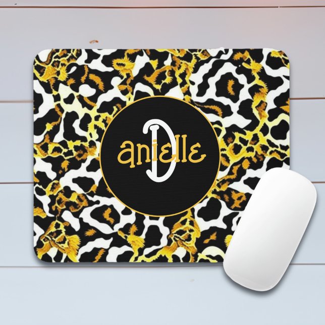 Mousepad Leopardo e Zebra Impressão personalizados (Criador carregado)