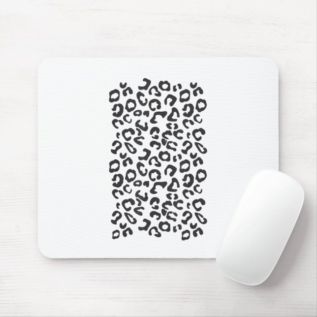 Mousepad Leopardo Engraçado Animal (Com mouse)