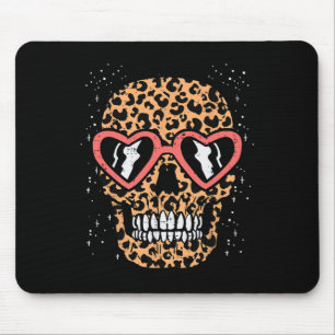 Mousepad Leopardo Imprime o crânio Mulheres Dias de as Brux