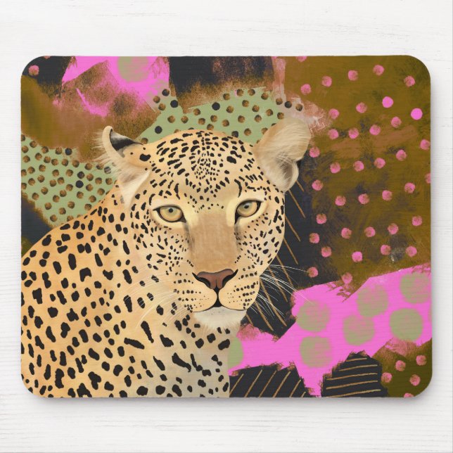 Mousepad Leopardo Mesmerizado (Frente)