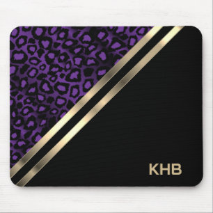 Mousepad Leopardo Roxo - Monograma