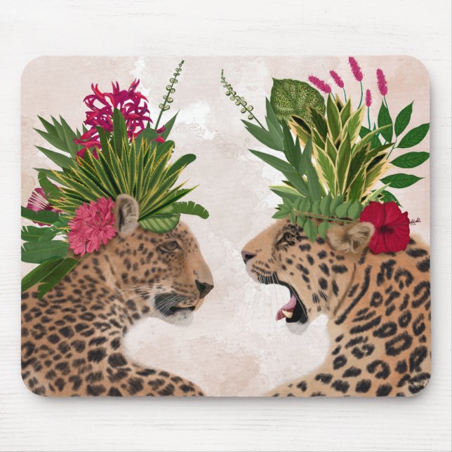 Mousepad Leopardos Hot House | Par A (Frente)