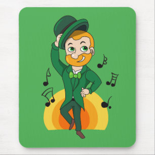 Mousepad Leprechaun dançante, Rua.