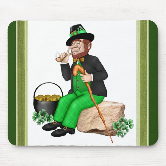 Mousepad Leprechaun Dourado (Frente)