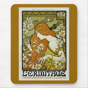 Mousepad L'Ermitage Art Nouveau Floral