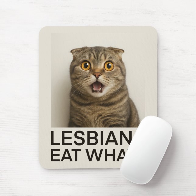 Mousepad Lésbicas Comem O Quê Engraçado (Com mouse)
