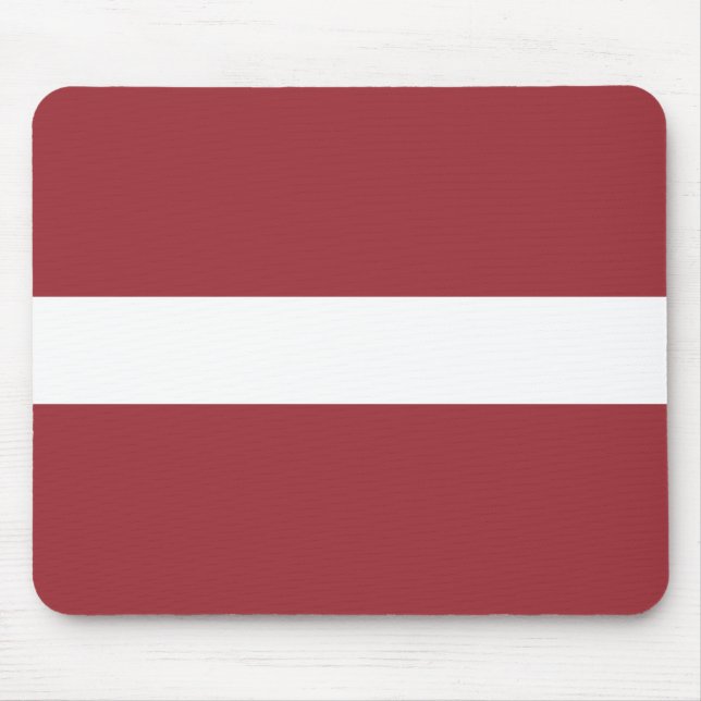 Mousepad Letão (Letão) Bandeira (Frente)