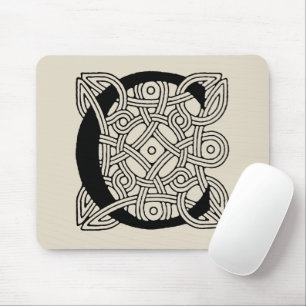 Mousepad Letra C Vintage Celtic Knot Monograma