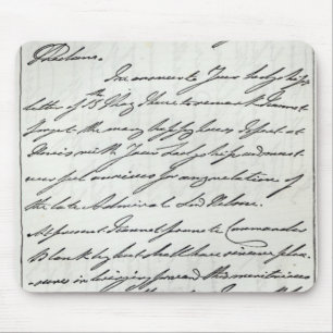 Mousepad Letra de William IV à senhora Nelson