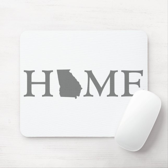 Mousepad Letra Home Georgia Shaped Georgian Peach (Com mouse)