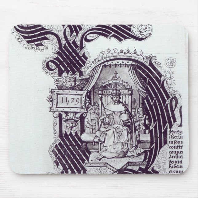 Mousepad Letra inicial de uma carta patente (Frente)
