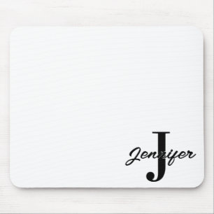 Mousepad Letra inicial e nome personalizado