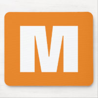 Letra inicial Monograma Estilo moderno Laranja Bra