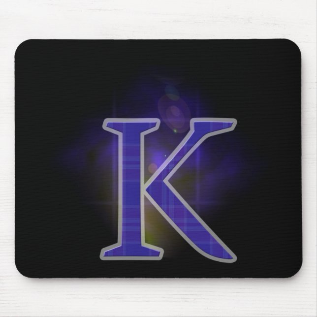 Mousepad Letra K (Frente)