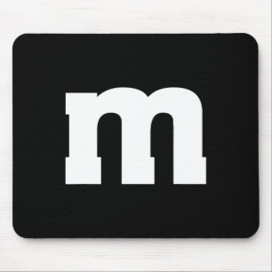 Mousepad Letra M Maiúscula Alfabeto