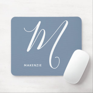 Mousepad Letra Minúscula M, com Letra Minúscula, Azul e B