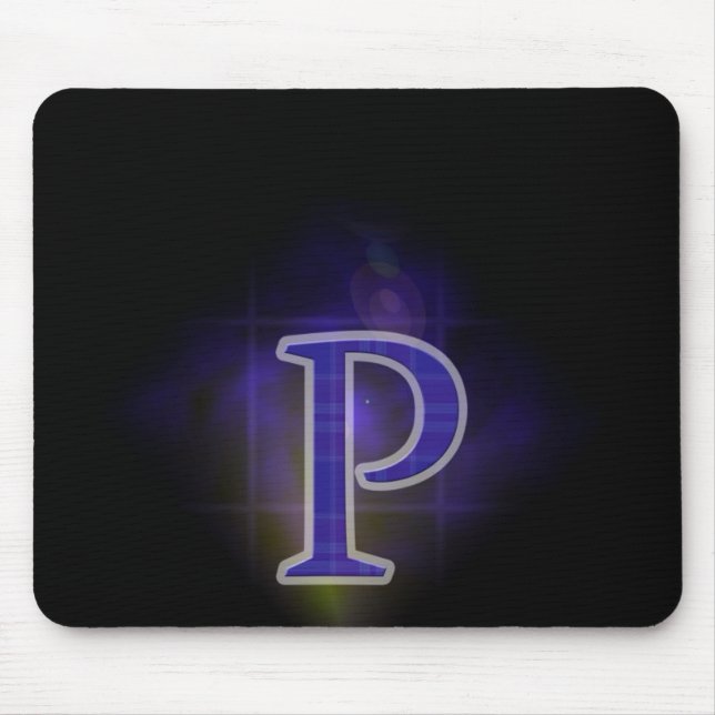 Mousepad Letra P (Frente)