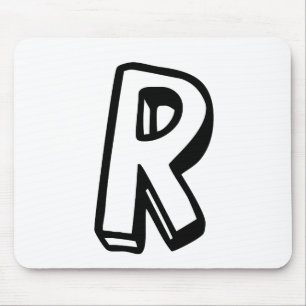 Mousepad Letra R