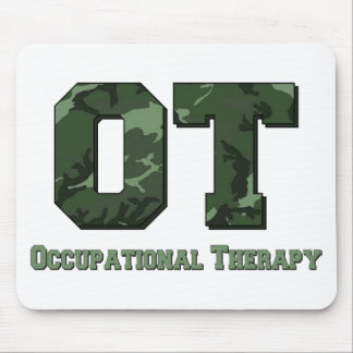 Mousepad letras de camo verde escuro