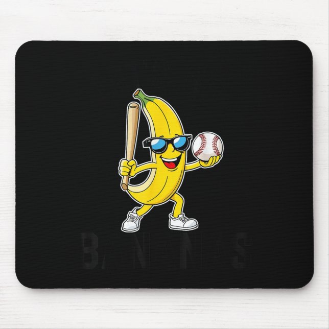 Mousepad Let's Go Bananas Funny Banana Merch  (Frente)