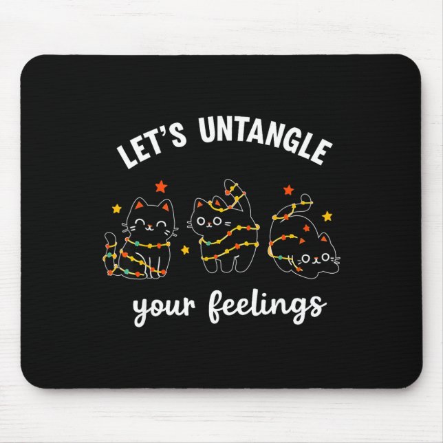 Mousepad Let's Untangle Your Feelings School Counselor Chri (Frente)