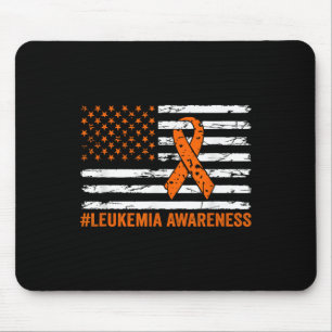 Mousepad Leucemia Consciência Mês Laranja Fita Eua América