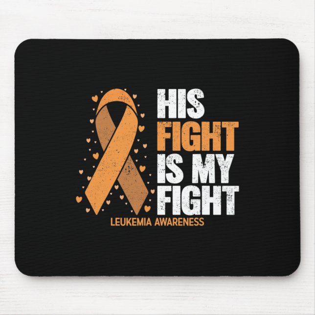 Mousepad Leucemia Consciência Que Sua Luta É Minha Luta Con (Frente)