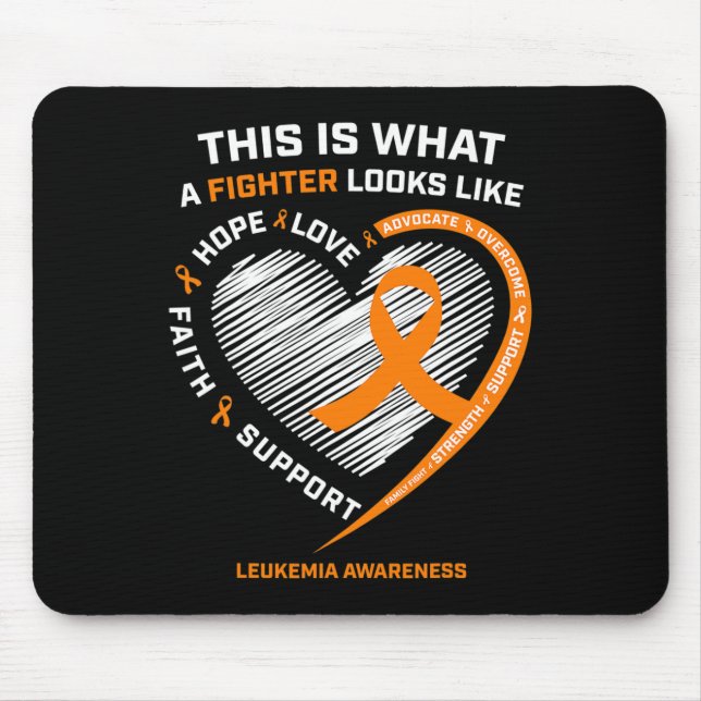 Mousepad Leucemia Dão presentes a homens mulheres Pai mãe (Frente)