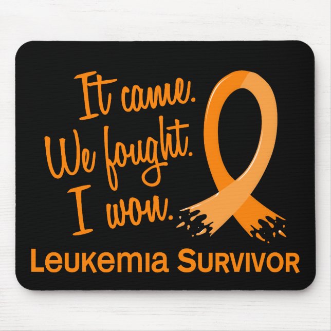 Mousepad Leucemia do sobrevivente 11 (Frente)