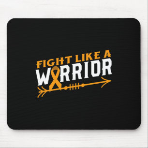 Mousepad Leucemia Sensibilização Luta Como Um Guerreiro San