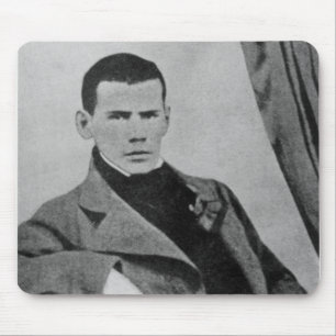 Mousepad Lev Nikolaevich Tolstoy como um estudante