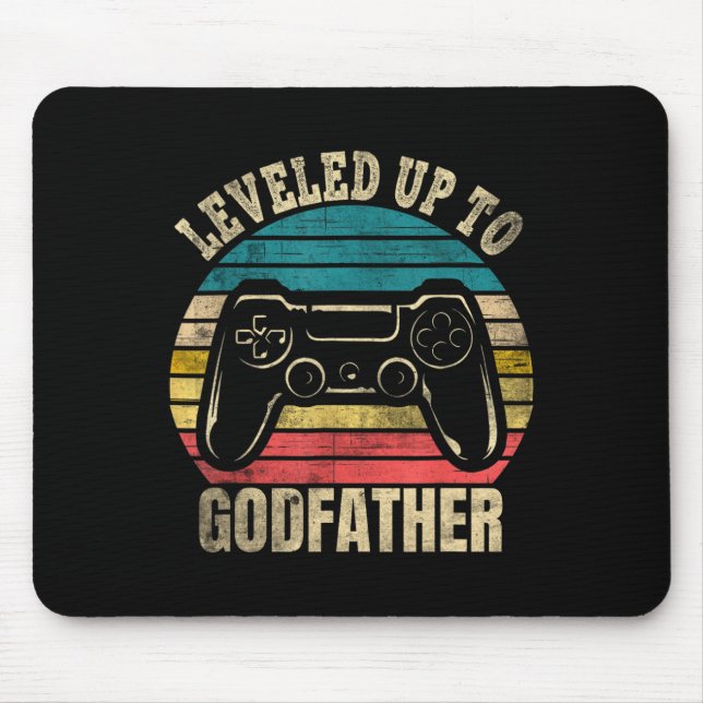 Mousepad Levado Para Jogos De Vídeo Do Goddad 1 (Frente)