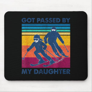 Mousepad Levado Pelo Pé Por Minha Filha Esquiando Divertido