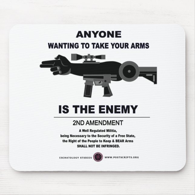 Mousepad Levantamento das armas - Alteração do segundo (Frente)