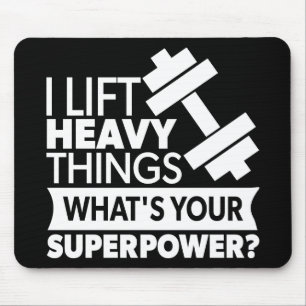Mousepad Levantamento de peso - Levante coisas pesadas - Su