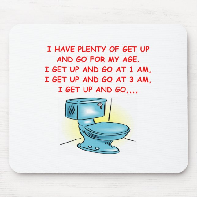 Mousepad levante-se e vá-se (Frente)
