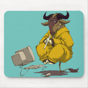 Mousepad Levitação, meditação e jogo de flautas GNU