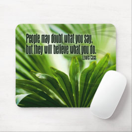 Mousepad Lewis Cass Inspirational Cote "Dúvida"